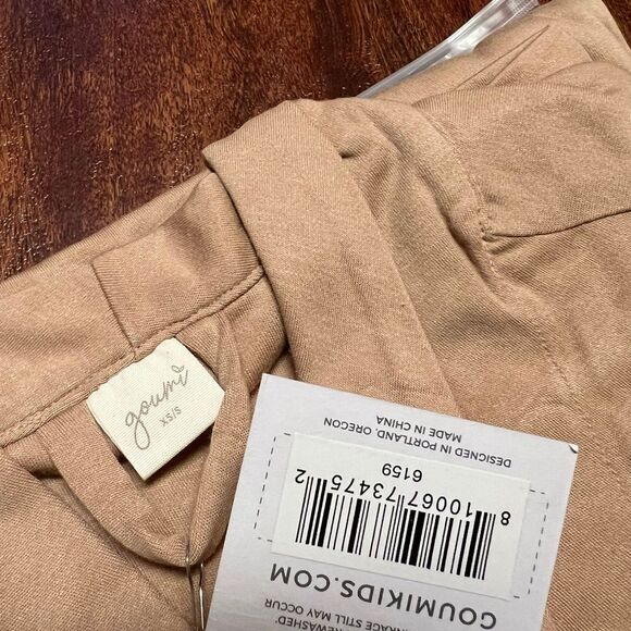 NWT Goumi Kids Mom Sandstone Robe XS/S Bamboo Organic Cotton Tan Nuetral - Picture 4 of 4